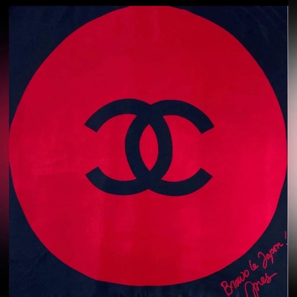Chanel 100% Silk Scarf - Picture 2 of 6